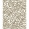 A-Street Prints Rhythmic Taupe Leaf Wallpaper 4146-27233 - alternate 1