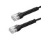 Monoprice Cat6A Ethernet Patch Cable - Bendable, UTP, 28AWG, 3ft, Black 48463 - alternate 1