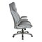 Office Star Products Deluxe Executive Bonded Leather Executive Chair, Grey ECH620867-EC2 - alternate 9