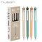 Deli NUSIGN Retractable Gel Pen 0.7mm, Black Ink, Metal Clip, 12PK ENS666-BK - alternate 1