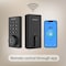 Philips Smart Wi-Fi Door Lock with Push Button Lighted Keypad Pin Code, Fingerprint Scanner DDLOM1042X-1HW-MB - alternate 6