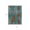 Homeroots 10' X 14' Teal Blue Aqua And Brown Argyle Washable Indoor Outdoor Area Rug 613740 - alternate 9