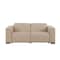 Homeroots 80in Cream and Brown Leather Power Reclining Loveseat 720532 - alternate 1