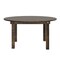 Flash Furniture HERCULES 60 in. Round Mahogany Commercial Farmhouse Folding Table, Antique Rustic Solid Pine XA-F-60-RD-MG-GG - alternate 10