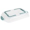 Spice By Tia Mowry 13 x 9 Inch Rectangle Carbon Steel Roaster With Carrier in Teal 87057.02RR - alternate 5