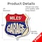 Signmission Miles's Garage, 12 inch X 12 inch, Vinyl Decal, 2PK SHI-D-2PACK-12-383-MILES - alternate 6