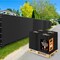 Xpose Safety Privacy Fence Screen 6ft x 50ft, Black, 36PK PS-650BK-HP36-X - alternate 1