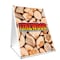 Signmission Firewood, 24 Inch x 18 Inch A-frame Yard Sign, Plastic Sign SBC-1824-Firewood - alternate 1