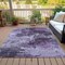 Homeroots 10' X 14' Purple And Ivory Abstract Washable Indoor Outdoor Area Rug 630650 - alternate 5