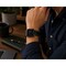 Elegani Leather Band Compatible with Apple Watch 49mm, Green, Green/Rose Gold/Yellow Gold Buckle OWLSPAM-GRN-49 - alternate 4