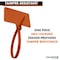 Kable Kontrol Identification & Tamper Proof Cable Zip Ties, 9 in L, Orange, Nylon Co-polymer, 80 lbs Strength CTWO-9-100-OR - alternate 6