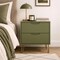 Manhattan Comfort Rockefeller 20" Nightstand in Olive Green, 2-Drawer 102GMC9 - alternate 3