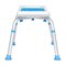 Flash Furniture HERCULES Padded Shower Stool w/Adjustable Height, Non-Slip Feet and Seat Pad in White/Blue DC-HY3401LE-WHTBLU-GG - alternate 10