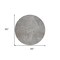 Homeroots 8' Gray Brown And Ivory Round Abstract Washable Indoor Outdoor Area Rug 597024 - alternate 8