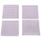 Prosource Furniture Glide, Plastic, Clear, Clear, 1-13/16 x 1-13/16 x 5/8 in Dimensions FE-50890-PS - alternate 1