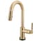 Brizo Litze Smarttouch Pull-Down Prep Faucet with Arc Spout, Knurled Handle Luxe Gold 64943LF-GL - alternate 1