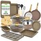 Nutrichef 22‑Piece Non‑Stick Ceramic Pots and Pans Set NCCW22MAR - alternate 1