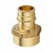 Thrifco Plumbing 3/4" x 3/4" Brass Adapter F1960 x FPT Lead Free - (PEX A) 7920075 - alternate 4
