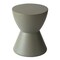 Leisuremod Loft Modern Fiberstone Hourglass Side Table, Weather-Resistant, Fully Assembled LST14GR - alternate 9