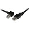Startech.Com 1M USB 2.0 A TO LEFT ANGLE B CABLE M/M USBAB1ML - alternate 1