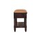 Homeroots 35in Brown Genuine Leather and Solid Wood Upholstered Storage Bench With Shelves 723440 - alternate 10