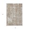 Homeroots 8' X 10' Taupe And Ivory Abstract Washable Indoor Outdoor Area Rug 598007 - alternate 8