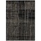 Homeroots 9' X 12' Black Ivory And Brown Striped Washable Indoor Outdoor Area Rug 597377 - alternate 9