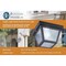 Boston Harbor 6276BK-3L Porch Light, 120 V, 60 W, Steel Fixture, Black Fixture 6276BK3L - alternate 3
