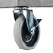 Luxor 42''H 3-Shelf Utility Cart, Electric, Gray Shelves, Putty Legs UCPL1GYE - alternate 25