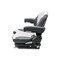 Uni Pro 138 Mechanical Suspension Seat | Black/Silver Vinyl with Orange Piping 8797 - alternate 16