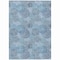 Homeroots 10' X 14' Denim Blue Navy Blue And Ivory Polka Dot Washable Indoor Outdoor Area Rug 614664 - alternate 9