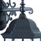 Homeroots Matte Black Hanging Ornamental Lantern Wall Light 398376 - alternate 5