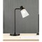 Homeroots 21" Black Metal Arched Table Lamp With Clear Cone Shade 524489 - alternate 8