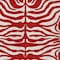 Homeroots 5' X 8' Red And Ivory Animal Print Washable Indoor Outdoor Area Rug 600649 - alternate 8