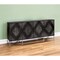 Homeroots 72in Black Solid Wood Sideboard with Four Doors 380241 - alternate 6