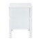 Baxton Studio Hoffman Nightstand - 2-Drawer Bedside Table with Scalloped Apron and Turned Legs for Bedroom, White 272-14815-ZORO - alternate 9