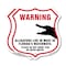Signmission Alligator Warning Shield Sign Warning Al, 12 inch X 12 inch, Aluminum Metal Sign, 2PK SHI-A-2PACK-12-359 - alternate 1