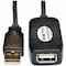Tripp Lite Tripp Lite by Eaton USB 2.0 Extension Cable - Type A Male USB - Type A Female USB - 16ft U026-016 - alternate 3