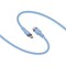 Monoprice USB 2.0 USB-C to USB-C Silicone Cable 3ft Blue 47194 - alternate 3