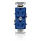 Leviton Duplex Receptacle/Outlet, 15 Amp C5262-BU - alternate 1