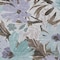 Homeroots 9' X 12' Taupe And Lilac Floral Washable Indoor Outdoor Area Rug 611002 - alternate 9