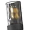 Z-Lite Meridian Matte Black 2 Light Wall Sconce 3053-2SL-MB - alternate 8