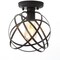 Jonathan Y Alba 8.5" Orb Metal LED Flush Mount, Oil Rubbed Bronze JYL9515A - alternate 1