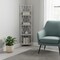 Homeroots 62" White Metal Corner Bookcase 376528 - alternate 8