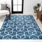 Jonathan Y Tumbling Blocks Modern Geometric Navy/White 5 ft. x 8 ft. Area Rug SEU101H-5 - alternate 1