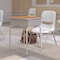 Flash Furniture 31.25 H, 24 W X Laminate, Steel, Walnut/Silver FD-DESK-GY-WAL-GG - alternate 9