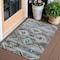 Homeroots 3' X 5' Brown Beige And Blue Southwestern Washable Indoor Outdoor Area Rug 588672 - alternate 1