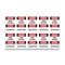 Signmission OSHA Danger Sign, 5" Height, High Voltage Bilingual, DS-D-35-VG-1327-10PK OS-DS-D-35-VG-1327-10PK - alternate 1