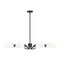 Z-Lite Breton Matte Black 8 Light Chandelier 3048-8MB - alternate 6