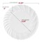 Smarty Had A Party 10.25" Clear Flair Plastic Dinner Plates (144 Plates), 144PK 210CL-CASE - alternate 10